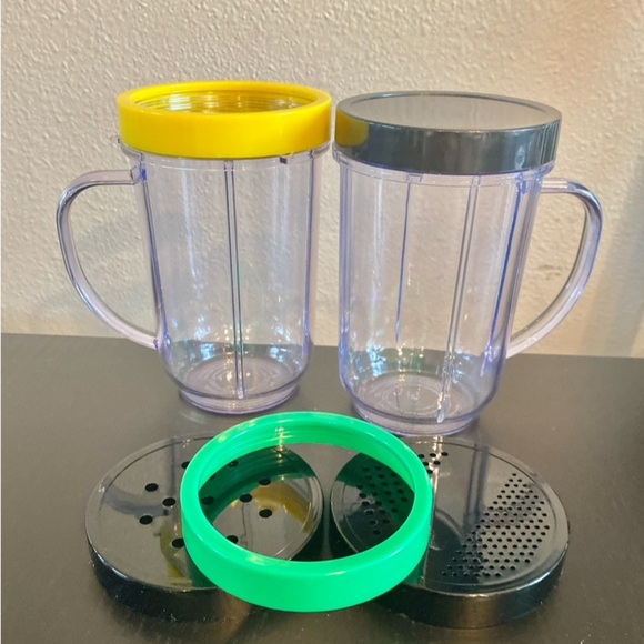 Original Magic Bullet Deluxe Replacement Parts, Party, Mugs, Lip Rings ￼New - Picture 1 of 8